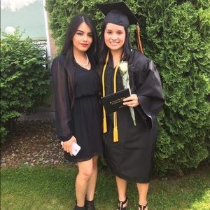 Black long sleeve dress